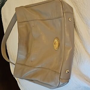 MAKE AN OFFER 10 inch H X 13 W Handbag 10 inch handle drop 4 small wear areas.